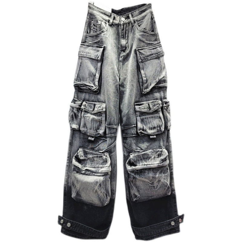 Multi-Pocket Punk Pants