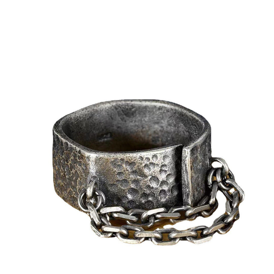 Hammered Chain Ring