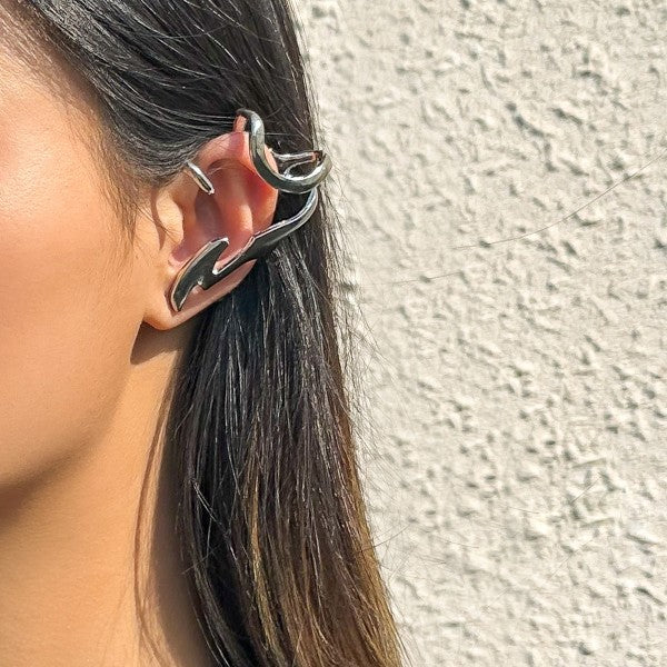 Silver Ear Cuff