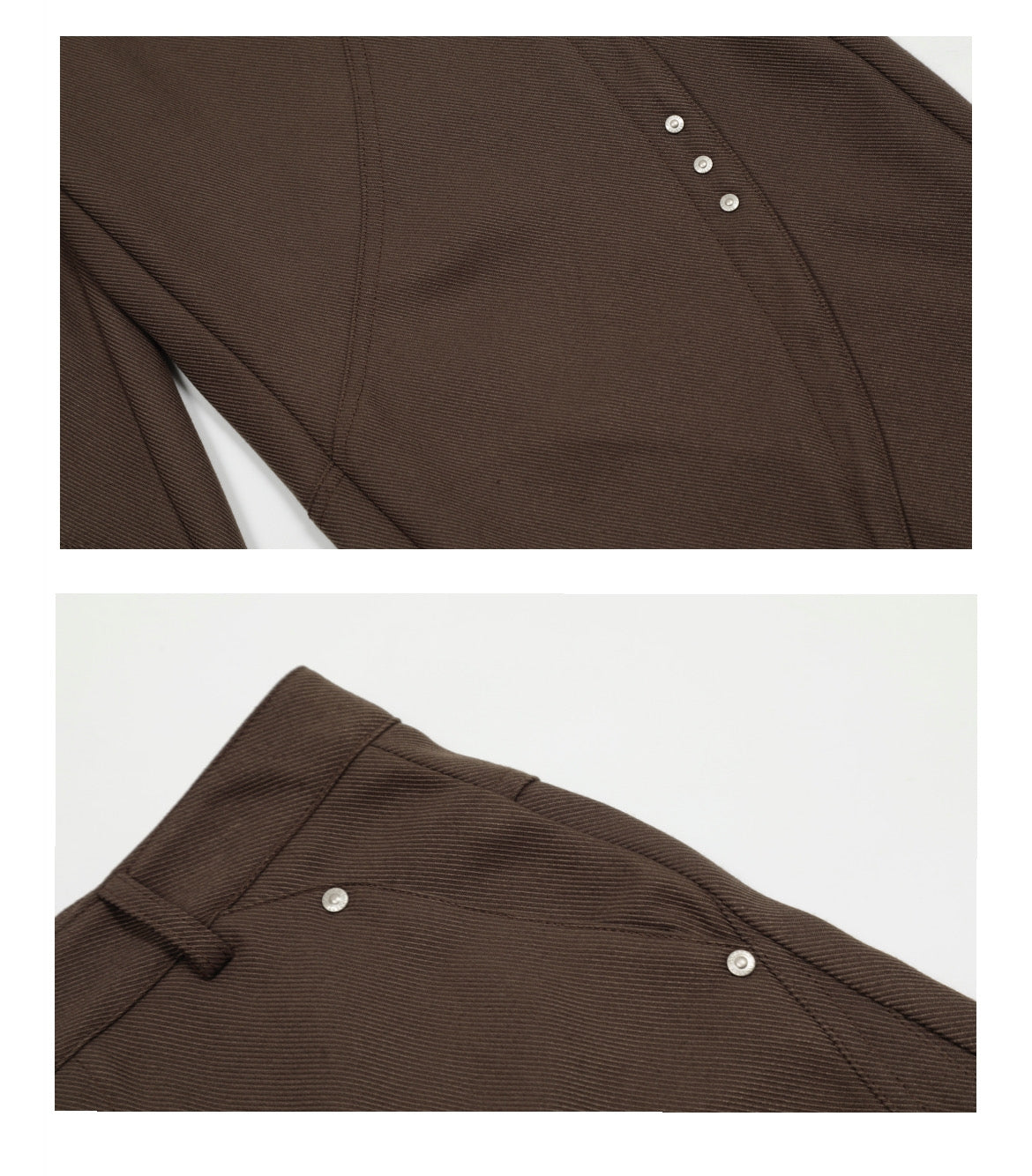 Brown Casual Pants