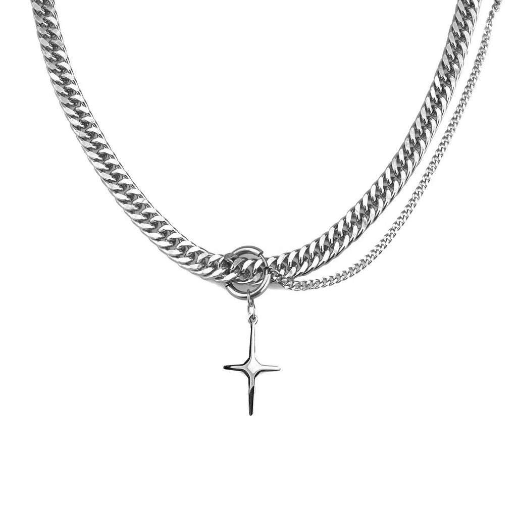 Cross Star Necklace