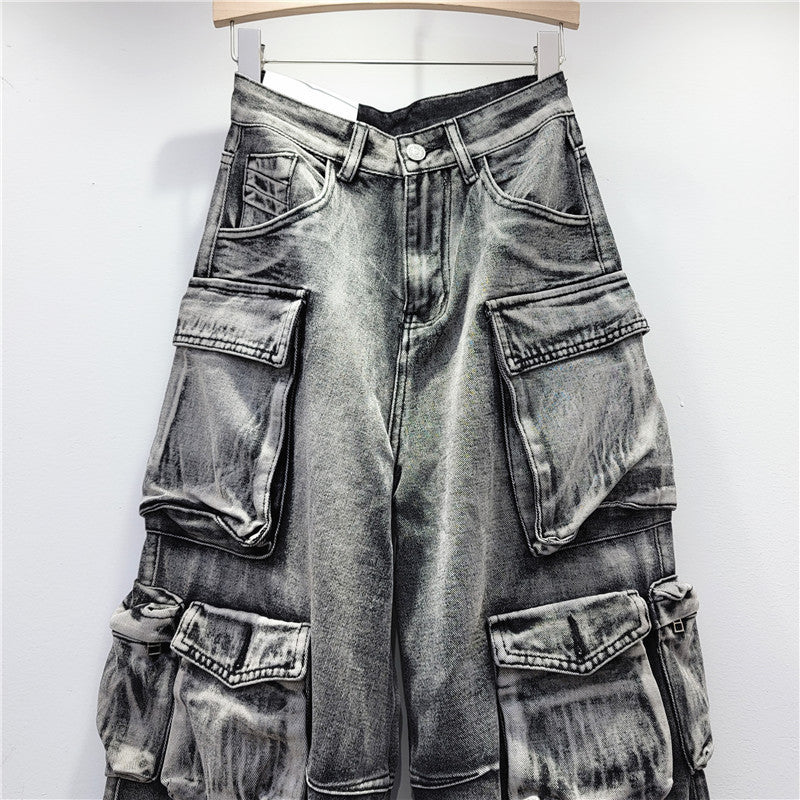 Multi-Pocket Punk Pants