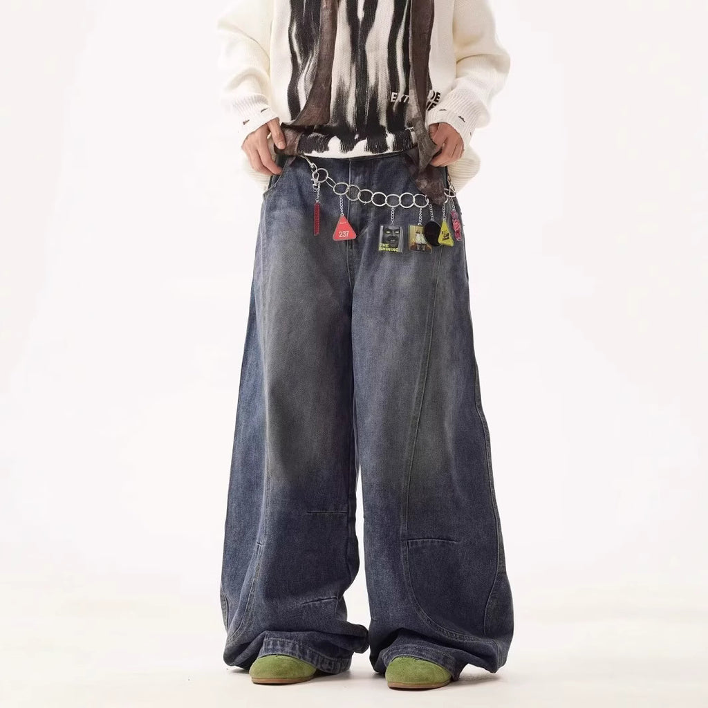 Washed Wide Leg Pants