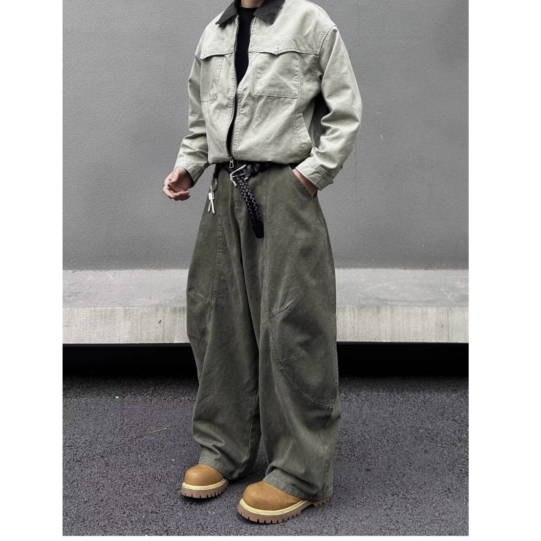 American-style Vintage Bootcut Jeans