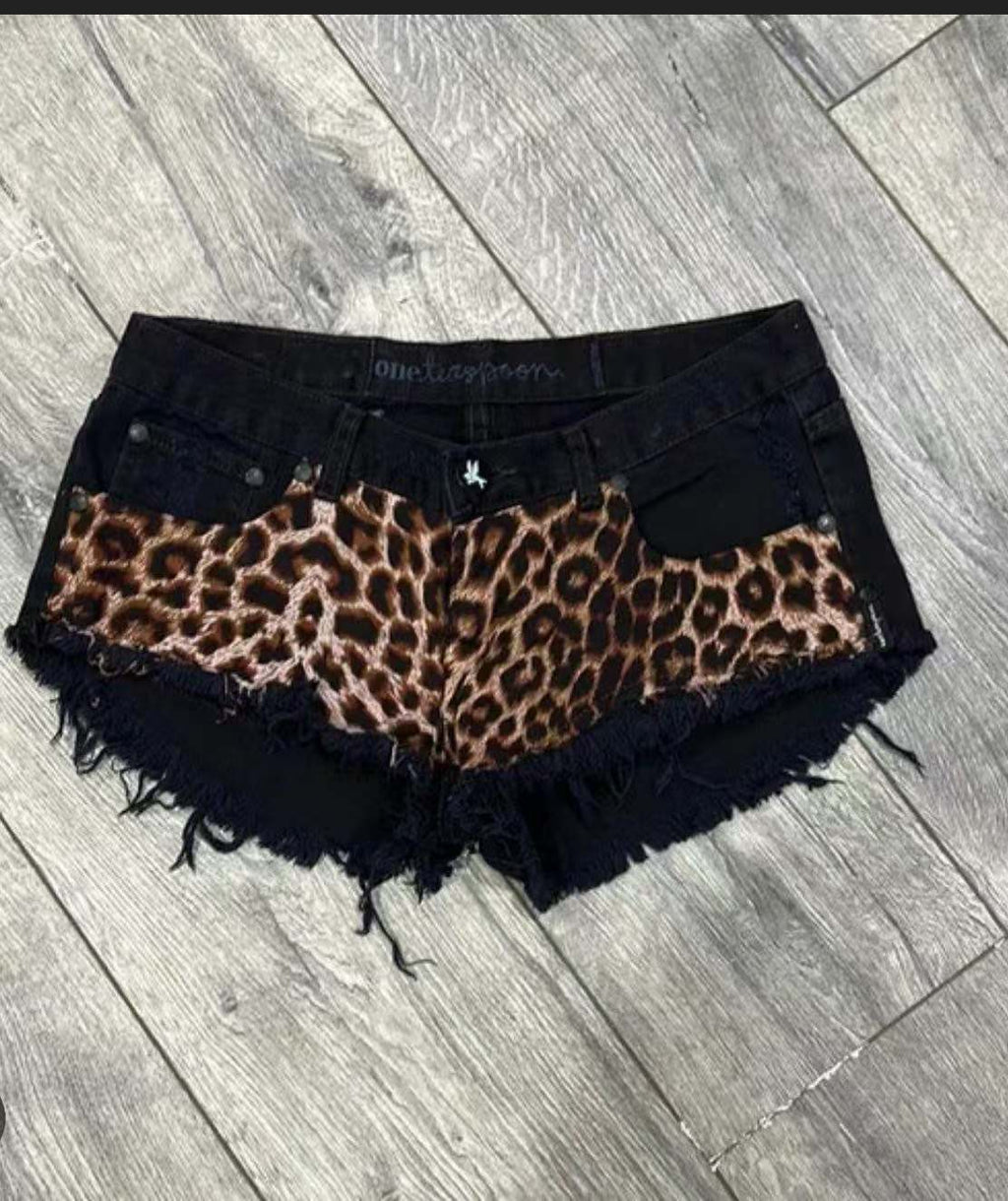 Leopard Denim