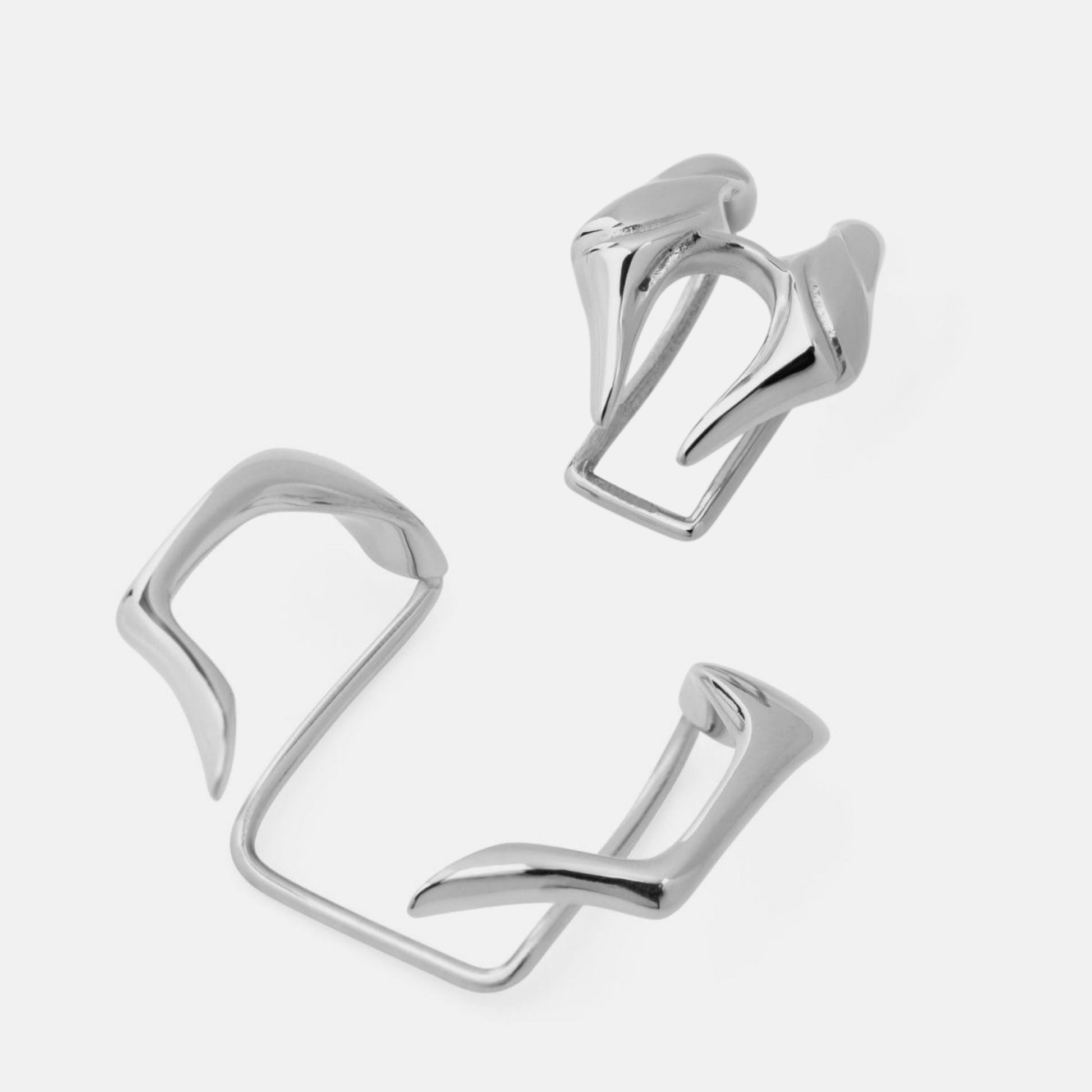 Bold Silver Lip Cuff